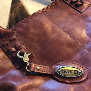 Born leather purse